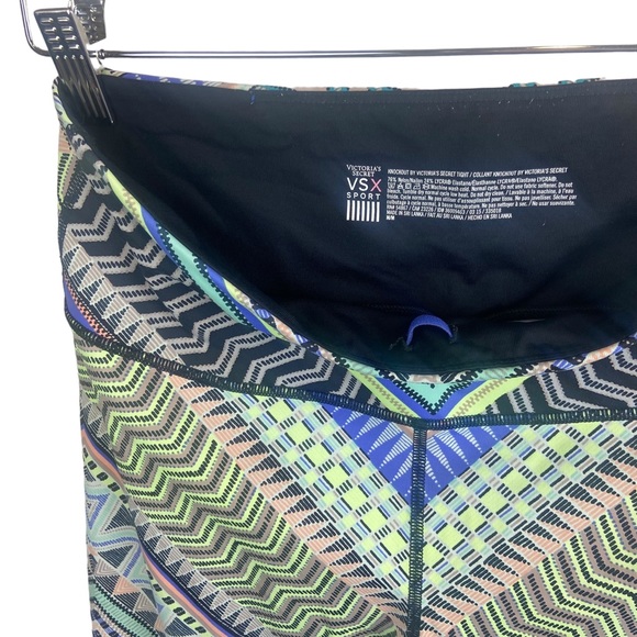Victoria Secret VSX Multicolored Leggings Size Medium - Picture 3 of 4